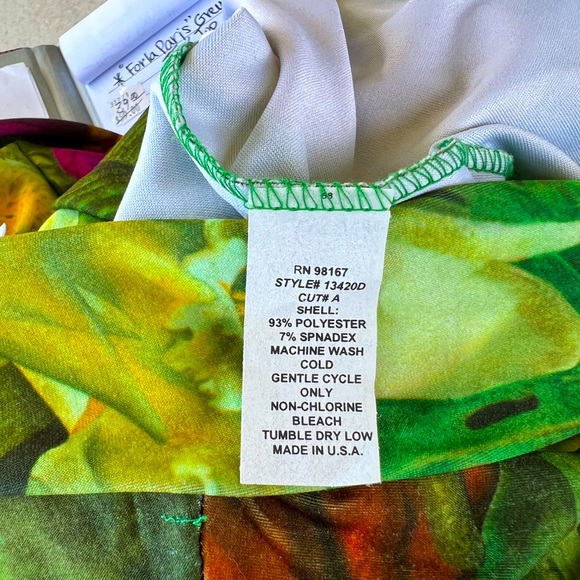 COPY - COPY - Beautiful One Shoulder Tropical Inspired Dress by “Victoria Pappa… - Picture 9 of 9